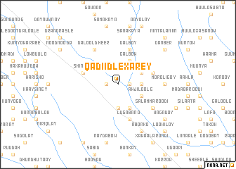 map of Qadiidle Xarey