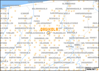 map of Qādī Kolā