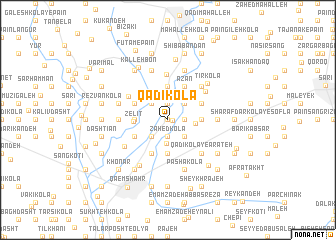 map of Qādī Kolā