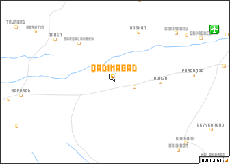 map of Qadīmābād