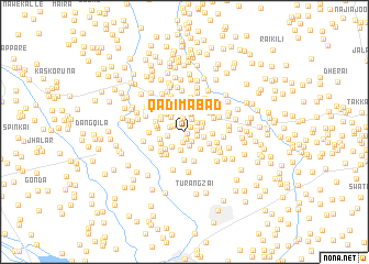 map of Qadīmābād