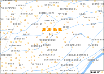 map of Qādirābād