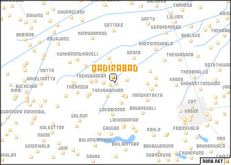 map of Qādirābād