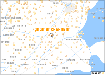 map of Qādir Bakhsh Abra