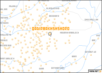 map of Qādir Bakhsh Shoro