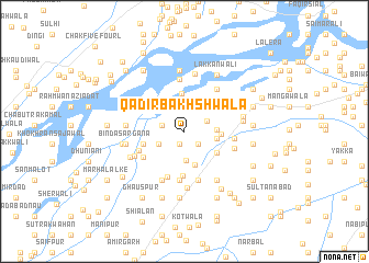 map of Qādir Bakhshwāla