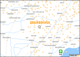 map of Qādir Bakhsh