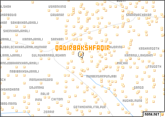 map of Qādir Baksh Faqīr