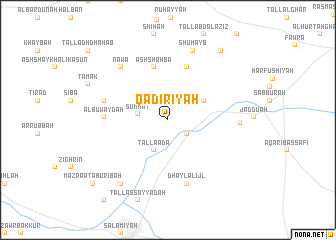 map of Qādirīyah