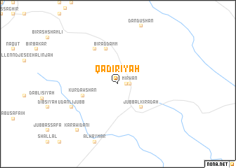 map of Qādirīyah