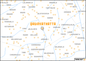 map of Qādir Ka Thatta