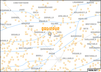 map of Qādirpur