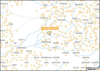 map of Qādirpur