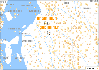 map of Qādirwāla