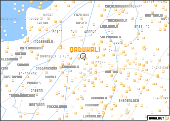 map of Qāduwāli