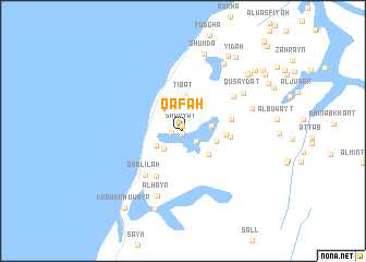 map of Qafʼah