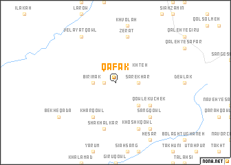 map of Qafak