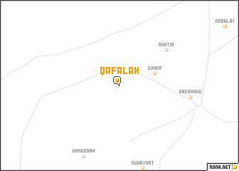 map of Qafalah