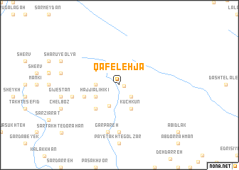 map of Qāfeleh Jā