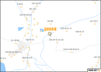 map of Qahab