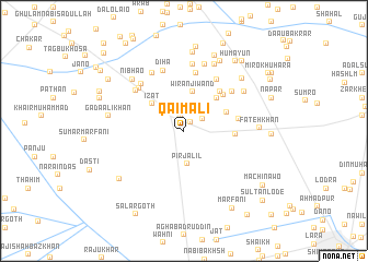 map of Qāim Ali