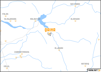 map of Qa‘ima
