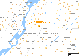 map of Qāim Bharwāna