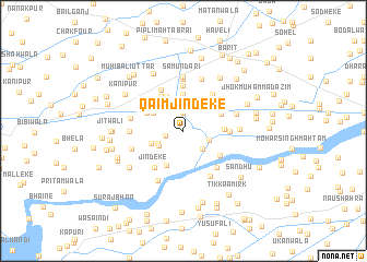 map of Qāim Jindeke