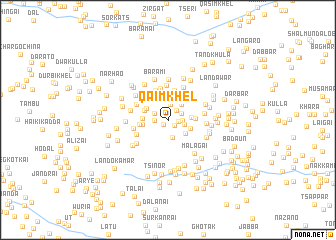 map of Qaim Khel