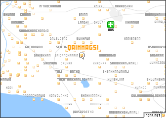 map of Qāim Magsi