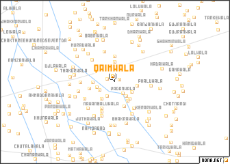 map of Qāimwāla