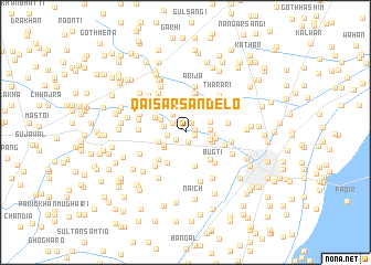 map of Qaisar Sandelo