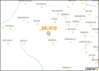 map of Qalacıq