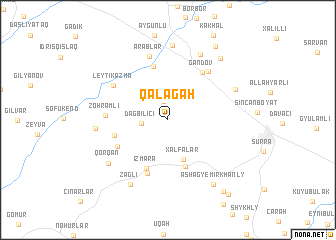 map of Qalagah