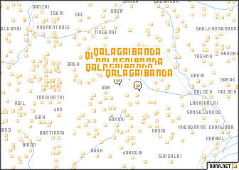 map of Qalāgai Bānda