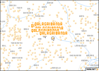 map of Qalāgai Bānda