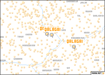 map of Qalāgai