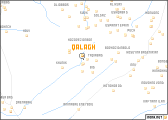 map of Qalāgh