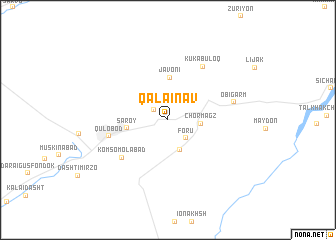 map of Qalʼai Nav