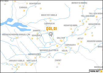 map of Qalā\