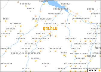 map of Qalālū