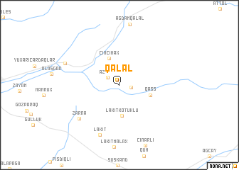 map of Qalal