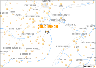 map of Qalamshāh