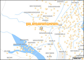 map of Qalandarāni Umrāni