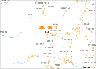 map of Qalandar