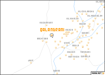 map of Qalandrāni