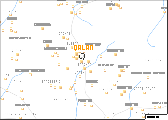 map of Qālān