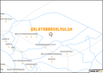 map of Qal‘at ‘Abbās al Mulūḩ