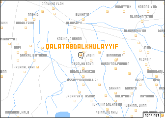 map of Qal‘at ‘Abd al Khulayyif