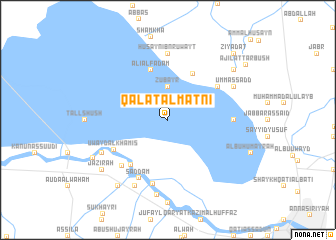 map of Qal‘at al Maţnī